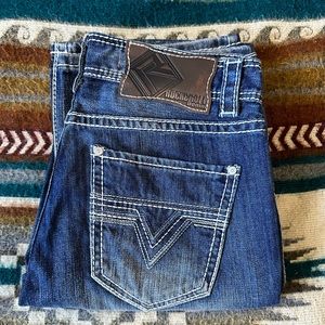 Rock & Roll Denim Relaxed Straight Men’s Western Jean